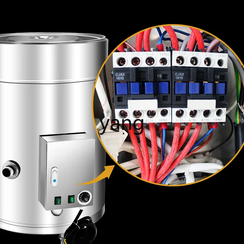 CX الكهربائية التوصيل الحراري النفط المعكرونة طباخ التجاري 400L غير عصا أسفل عصيدة وموقد الحساء مسحوق الحساء