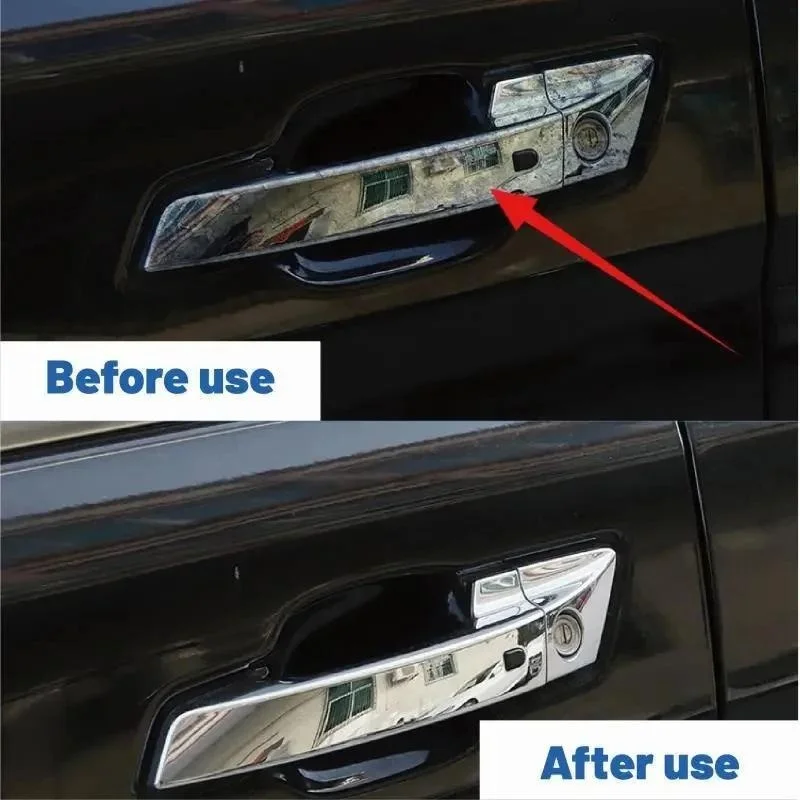 Professional Chrome Repair Paste - Metal Oxidation Restorer and Polishing Paste for Car Door Handles, Windows, Bumpers - Universal Use view 5
