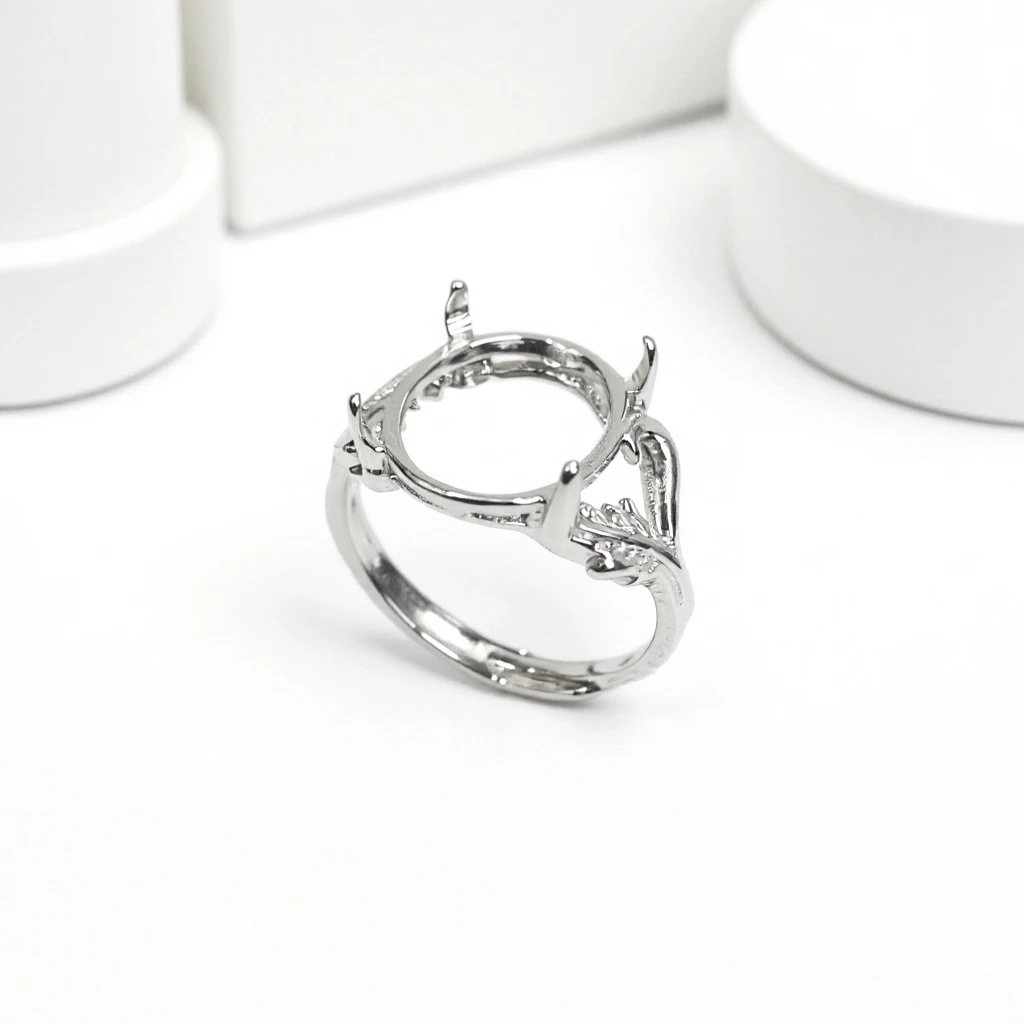3Pcs Adjustable Prong Ring Base for DIY Women Jewellery Making