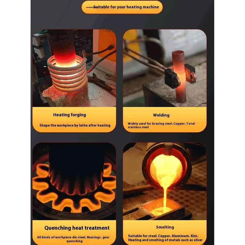 مبيعات المصنع مباشرة سخان حثي عالي الطاقة عالي التردد، تصلب سطح المعدن، التبريد، التزوير، الانحناء الساخن