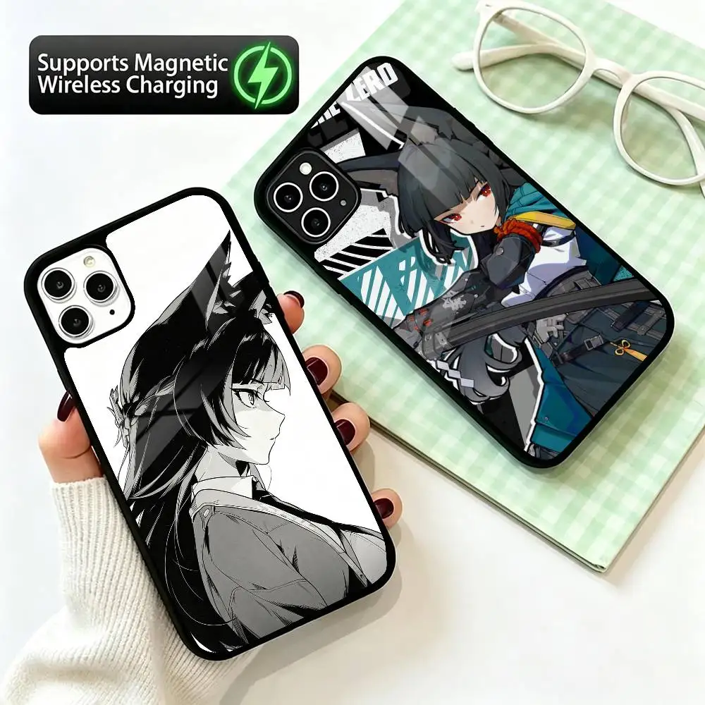 ZZZ Miyabi Hoshimi  Phone Case For iPhone17,16,15,14,13,12,11 Plus,Pro Allows magnetic wireless charging