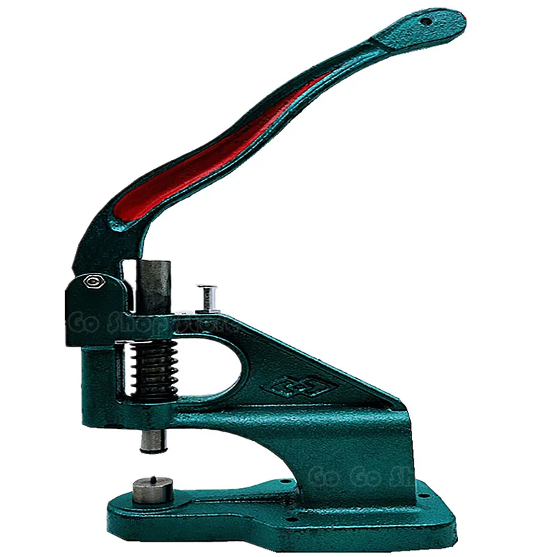 Green Multifunctional Bead Machine Bare Metal, Claw Drill Four-in-one Buckle Ringless Punching Buttonhole Tool