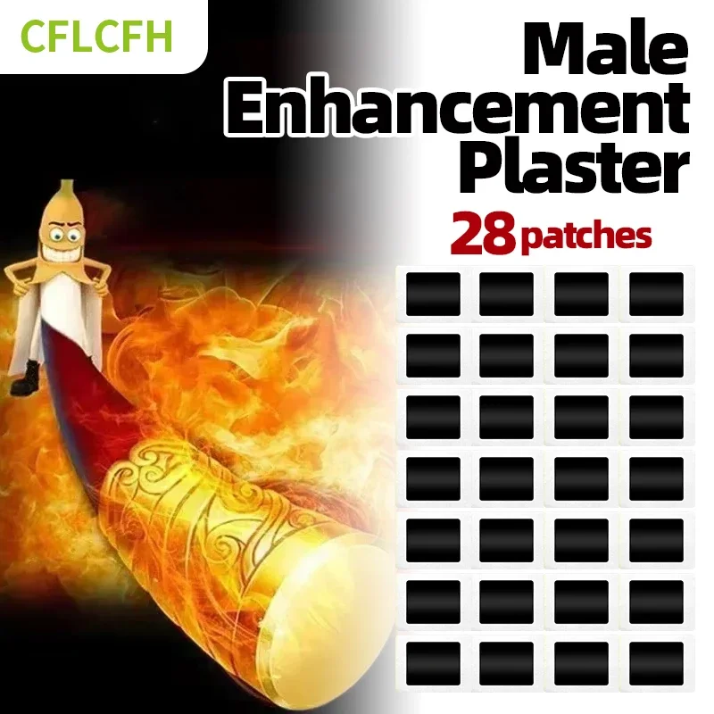 

28pcs plaster Big Dick Increase Size Male Delay Erection for Men Growth Thicken Penis Enlargement Navel patch