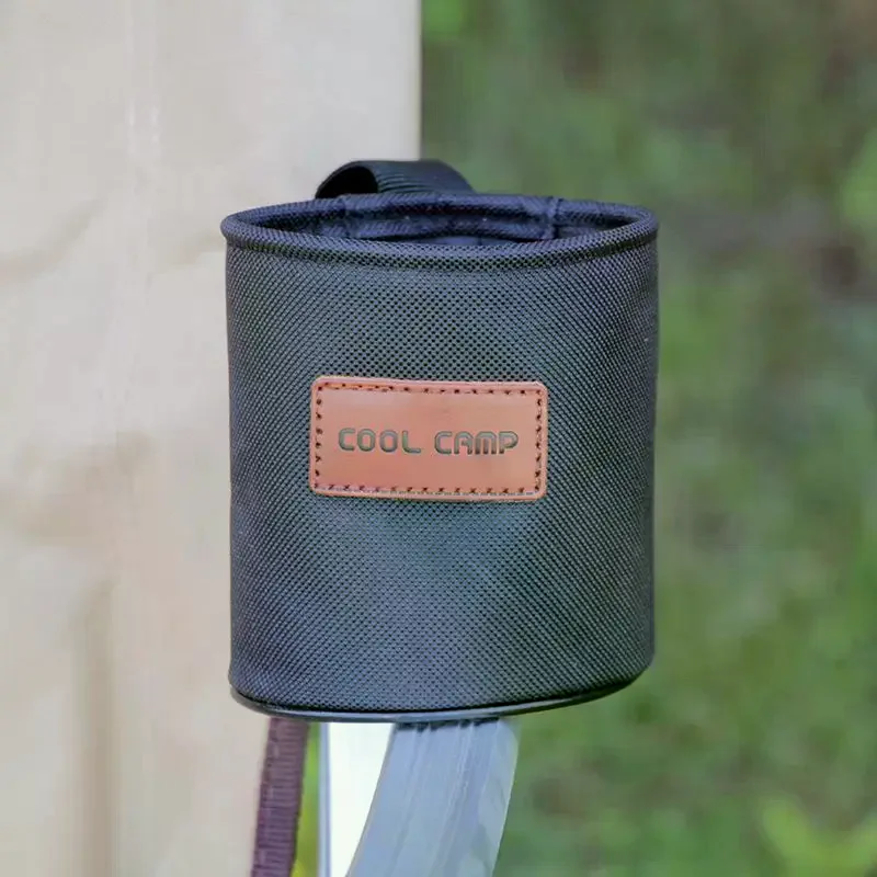 كرسي تخييم خارجي حامل أكواب يدعم كرسي الصيد صينية المشروبات لصيد الأسماك على الشاطئ والتخييم والنزهة حامل محمول
