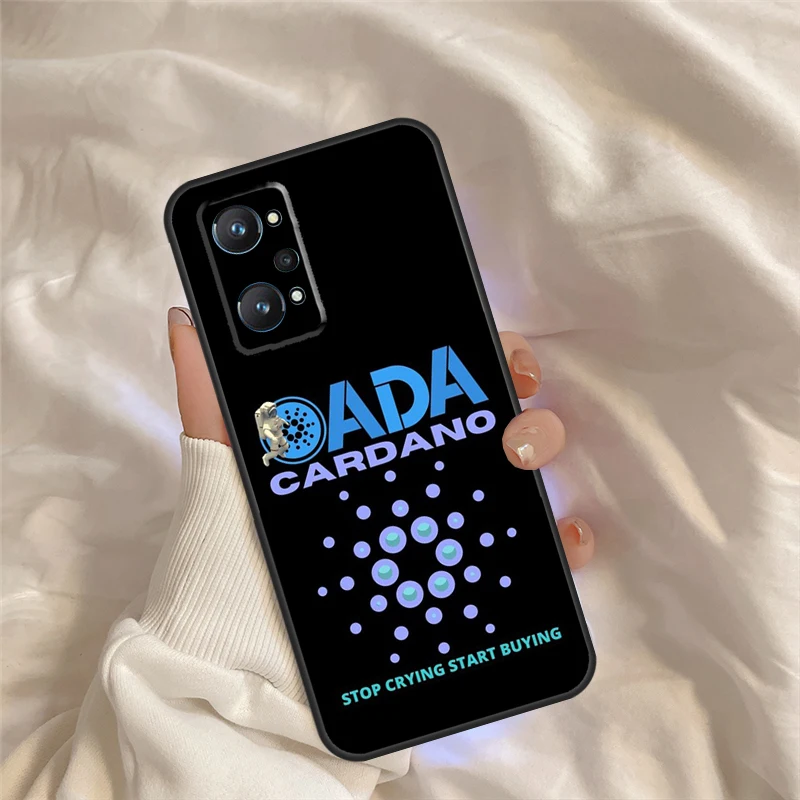 Cardano Coin Ada Cryptocurrency For Realme C55 C35 C33 C31 C30 C25 C21Y C15 C11 GT Neo 5 3 2 Realme 9 10 11 Pro Plus Case