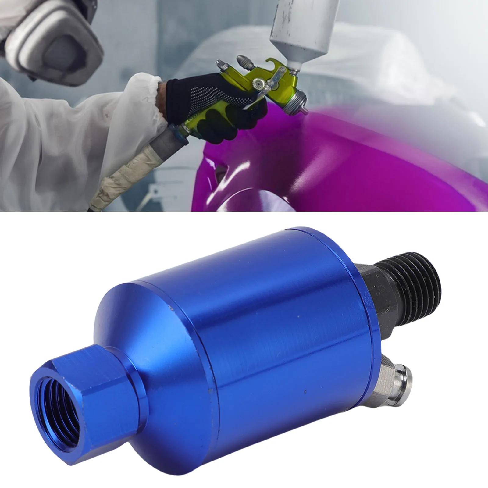 

Air Compressor Water Separator Filter 1/4in NPT Pneumatic Paint Gun Water and Oil Separator Pneumatic Spray Gun Filter