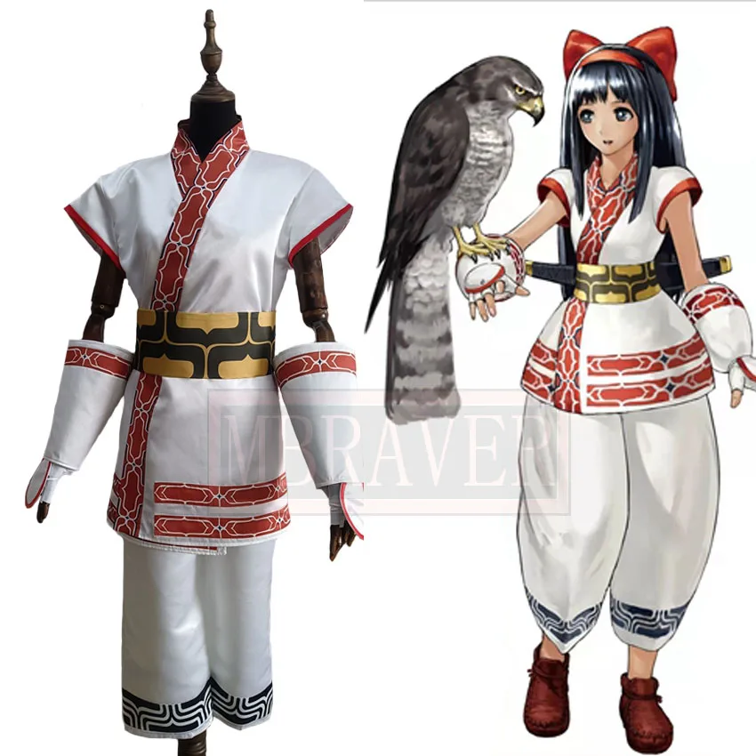 Kof o rei dos lutadores nakoruru nako ruru uniforme traje de halloween cosplay personalizar qualquer tamanho