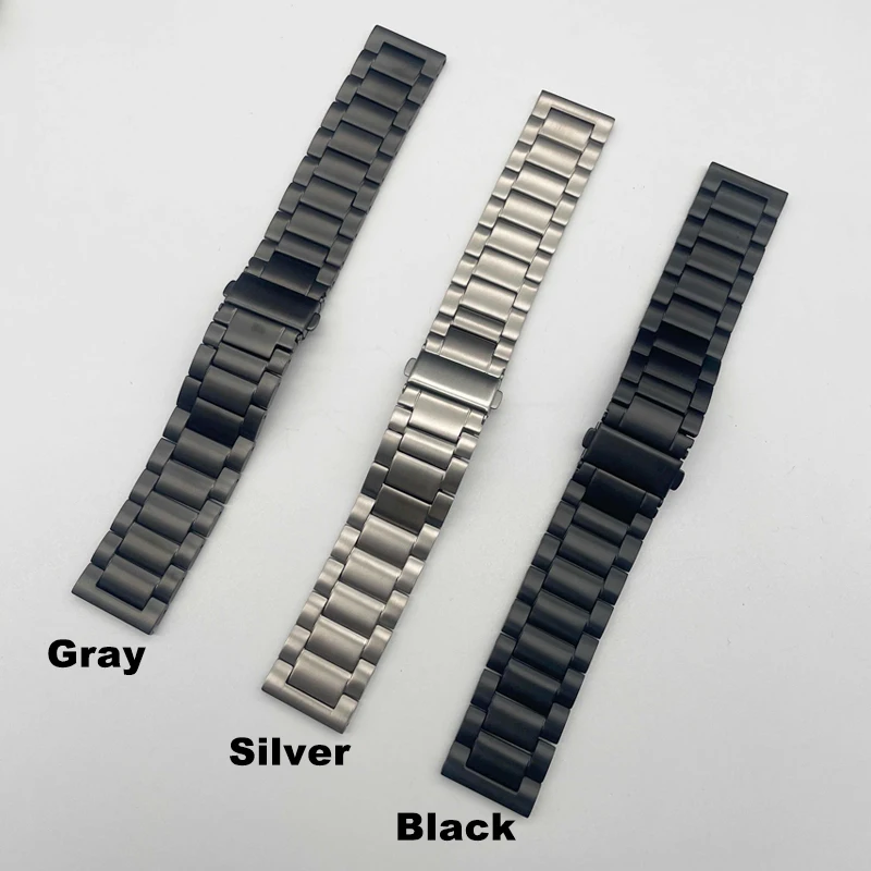 Titanium Metal Strap for Huawei Watch 3 Band GT 2 Pro GT2 for Samsung Watch 4 5 40mm 44mm Luxury Business Bracelet Wristband