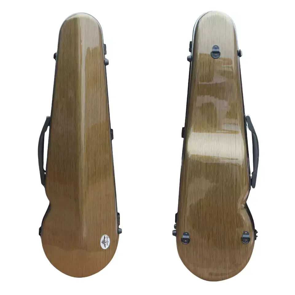 

4/4 Size Violin Case New Carbon Fiber Hard Shell Violin Box Strong High Strength Lightweight Straps Shoulder #US