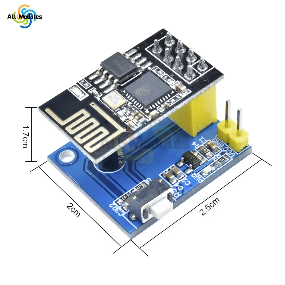 ESP-01/ESP-01S ESP8266 DS18B20 Temperature Sensor module NodeMCU Adapter Board for Arduino R3 IOT Wifi Wireless Board Kit