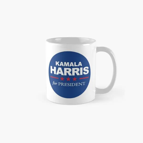 Kamala Harris For President 2020 Classic  Mug Coffee Printed Gifts Image Drinkware Cup Tea Photo Design Picture Simple