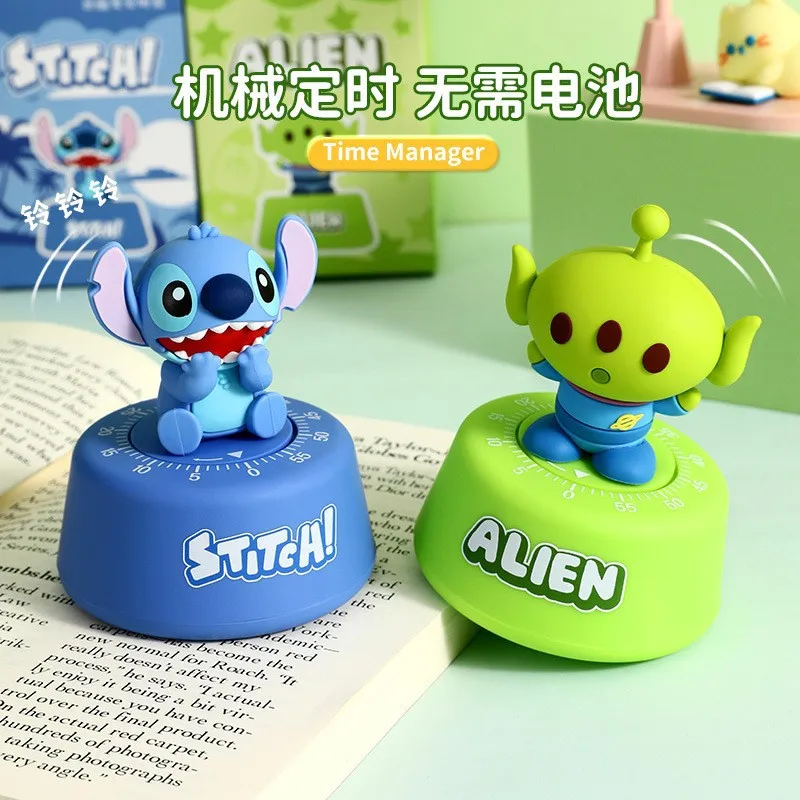 غرزة لوتسو أرقام الكرتون الموقت الأطفال الانضباط الذاتي التعلم إدارة الوقت زخرفة لعبة جهاز تذكير الميكانيكية #5