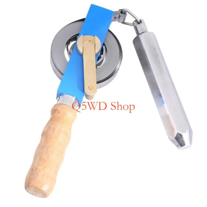 Q5WD Oil Gauging Tape Oil Sounding Tape for Fuel-Petroleum Plumb Oil Depth Tape
