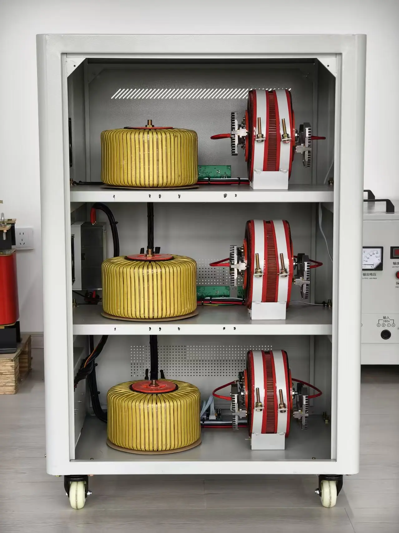 Three-phase High Precision Automatic AC Voltage Stabilizer for CNC Industrial Equipment