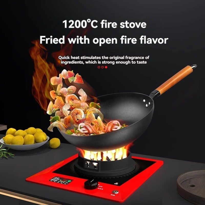 Electric Stove Electric Open Fire 2500W High Flame Electric for Household Use