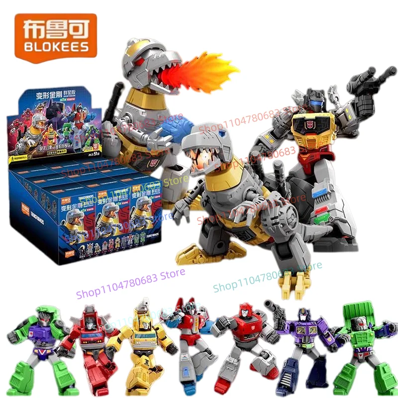 BLOKEES Blocs de construction Transformers Version Galaxie Vague 2 Mixmaster Shattered Glass Optimus Prime Modèle à assembler Jouet Cadeau
