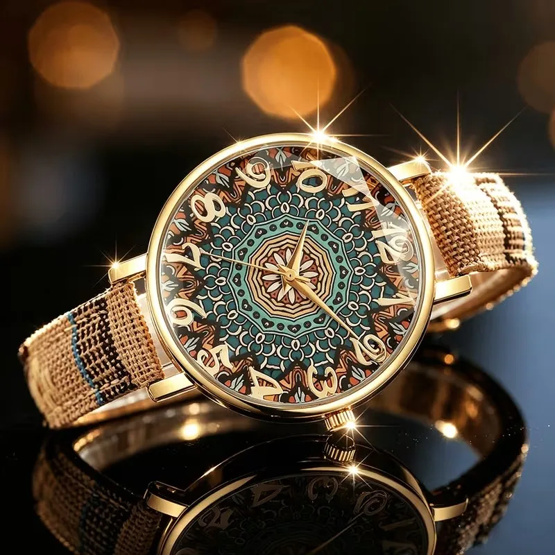 2Pcs Women's Gift Watch Trendy Niche Digital Dial Personalized Fashion Quartz Wristwatch + Bracelet (Watch Box Not Included)