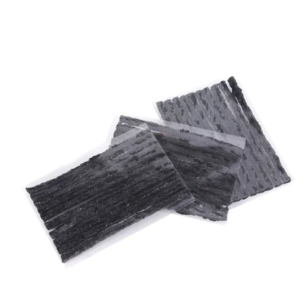 

50Pcs Car Tubeless Tire Seal Strip 100x3.5mm Flexible Repair Tape Air Tightness Guarantee Tire Repair Tool Car Seal Strip
