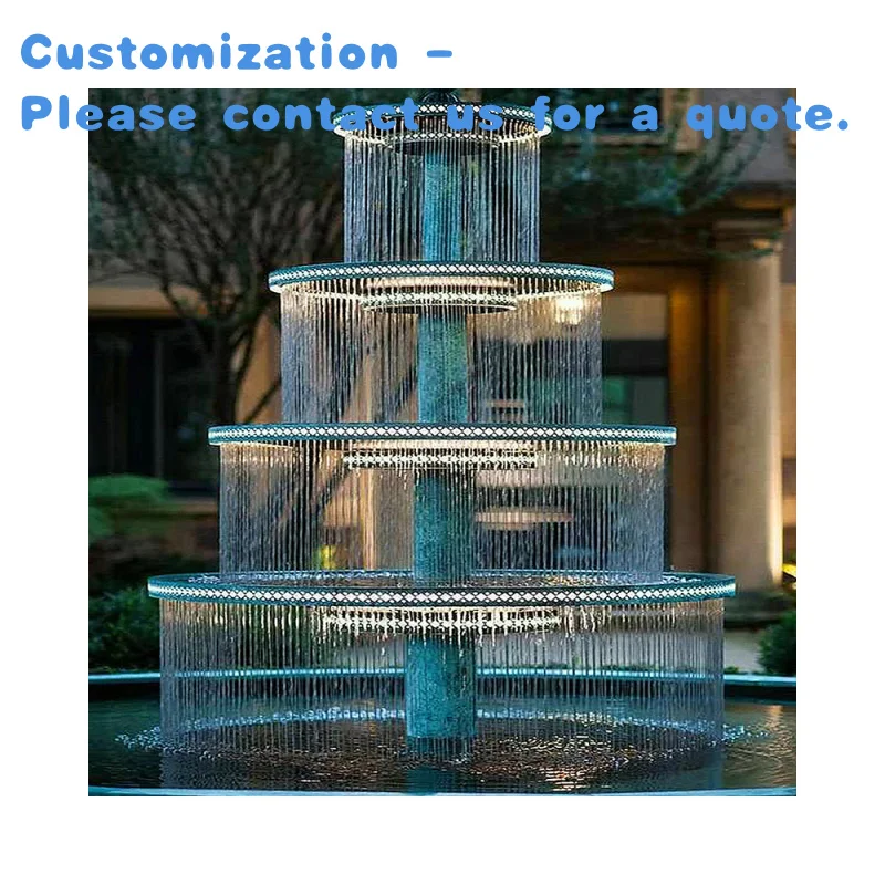 

custom.Discount Offer Artificial Decorative Public Place Outdoor Wall Fountain Waterfalls
