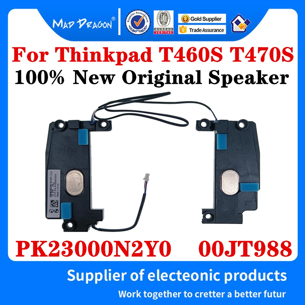 

100% New Original PK23000N2Y0 00JT988 For Lenovo Thinkpad T460S T470S Series Laptop Speaker Set-R + L Left Right Trumpet horn