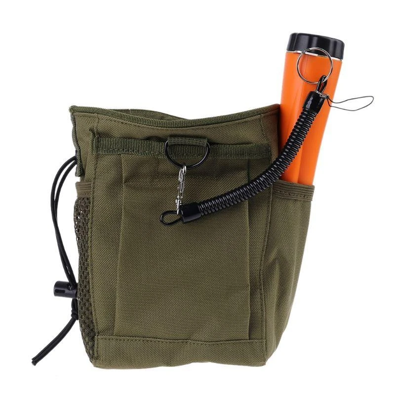 JU64 Metal Detector Bag Digger Supply Treasure Waist Pack Good Luck Finds Bag Garden Detecting Tools Shovel Bag