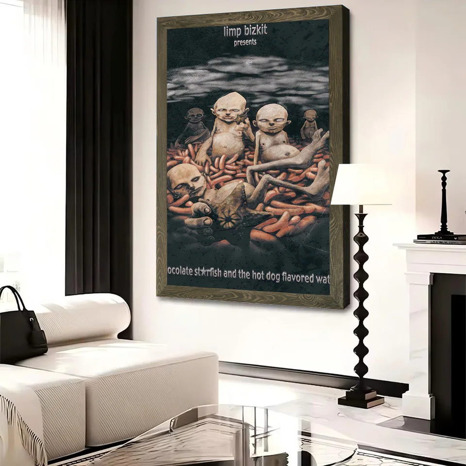 Limp Bizkit Chocolate Starfish Poster 40x30cm Canvas Art
