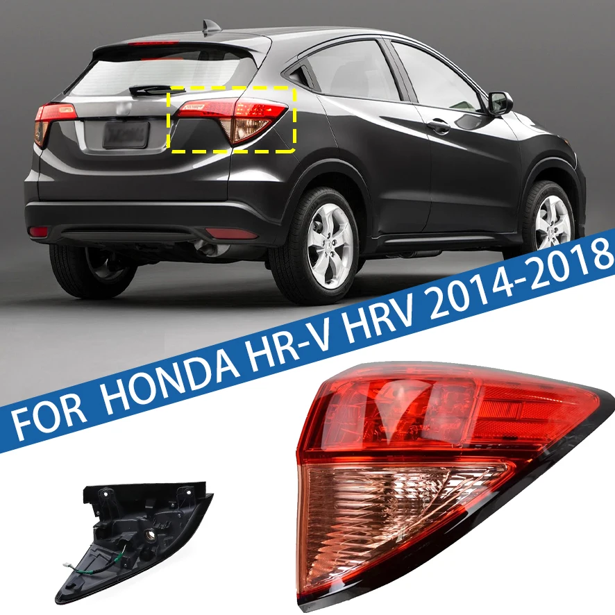 

For Honda HR-V HRV 2014 2015 2016 2017 2018 Car LED Tail light Rear Bumper Light Stop Brake Lamp Turn Signal Warning