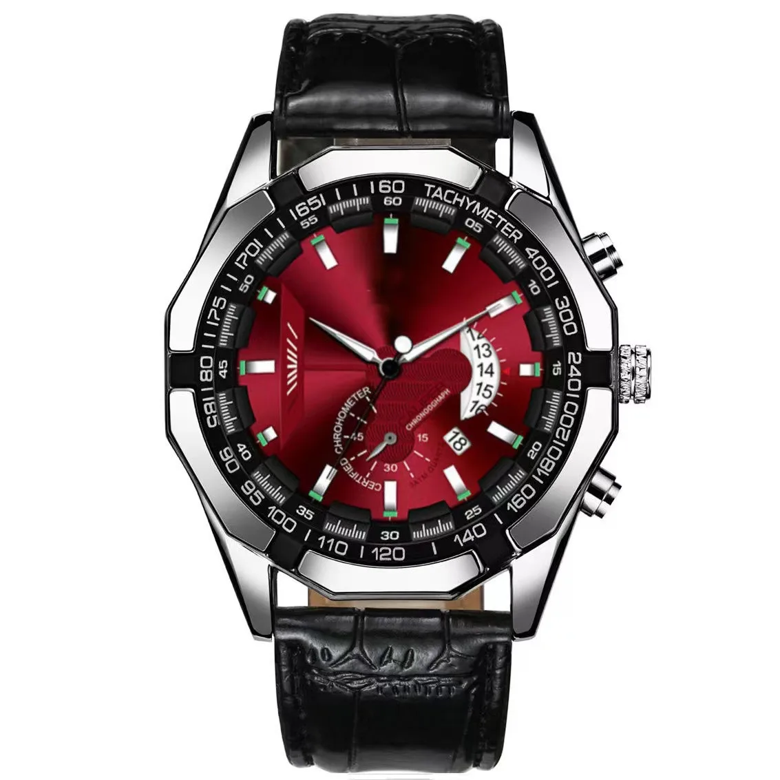 Men's Automatic Watch Calendar Waterproof Luminous Casual Business Watches Brand Stainless Steel  With Large Dial Quartz Clock