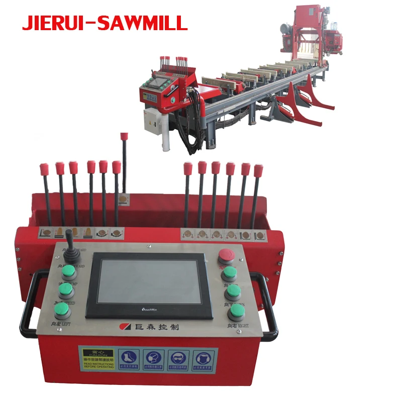 Horizontal Portable Band Sawmill Wood Cutting Saw Hines Hydraulic Horizontal Band Saw Mill For Woodworking