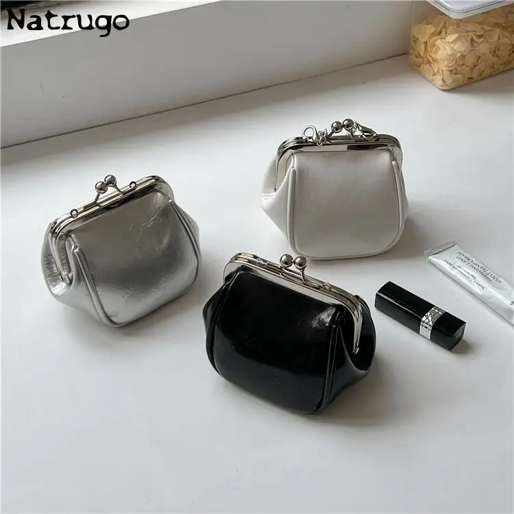 

Mini Clip Bags For Women Party Chains Strap Lipstick Bag 2023 Fashion Designer Female Small Crossbody Shoulder Bag Silver