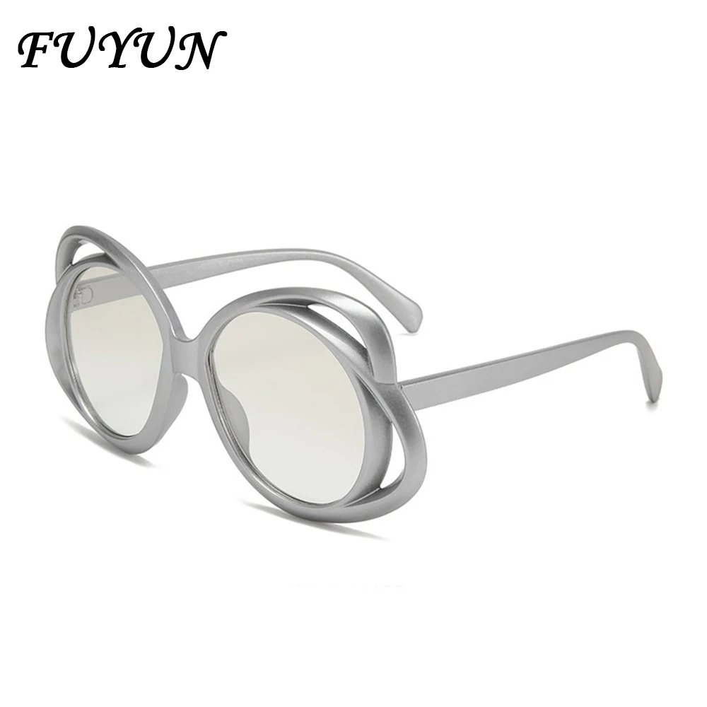 Fashion Women's Flower Sunglasses Fashion Girls' Goggles Extra Large Round Brand Designer Sunvisors UV400 Wholesale