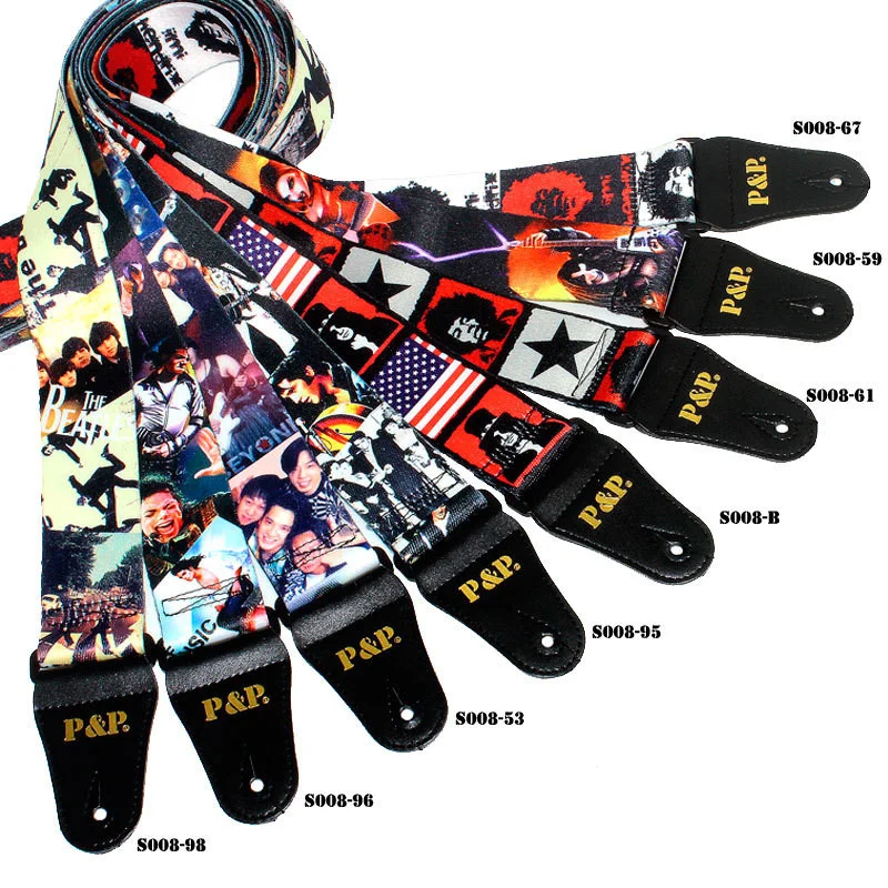 PP Guitar Strap, Printing Transfer Strap, Instrument Accessories, Ribbon, New Foreign Trade, 2023