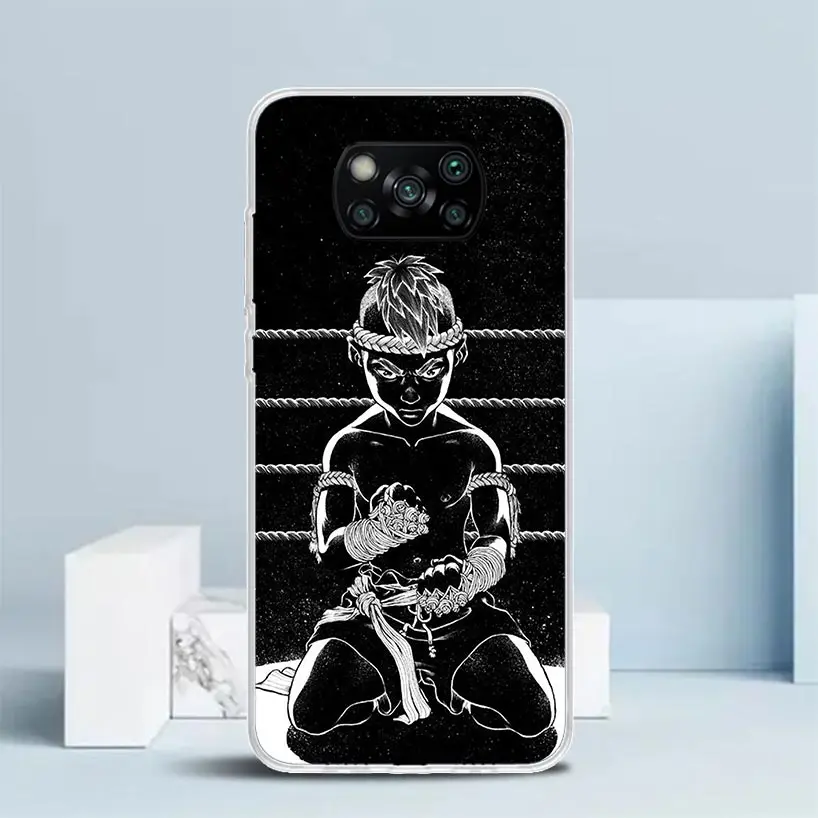 Muay Thai Fight Boxing Silicon Call Phone Case For Xiaomi Poco X3 Nfc X5 X6 F6 F5 Pro M5S M5 X4 F4 GT M4 M3 F3 F2 F1 M2 Cover X3