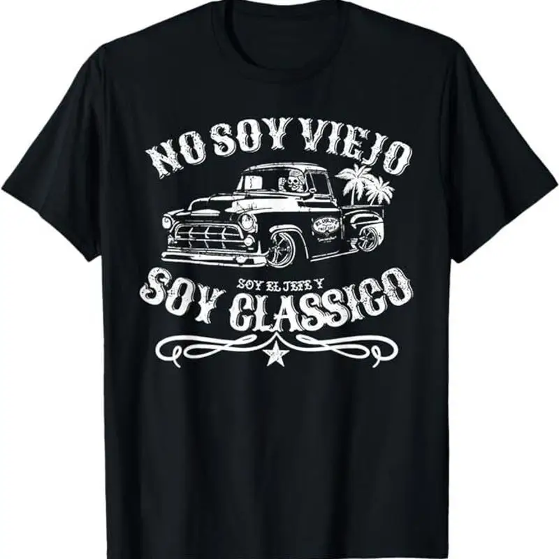 Camiseta No Soy Viejo Soy Classico, tamanho S-5XL