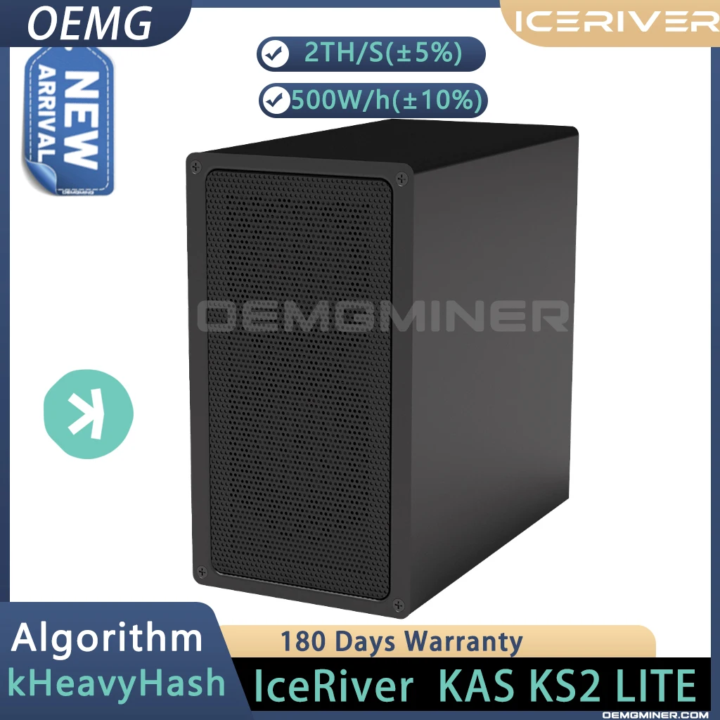 New ICERIVER KAS KS2 LITE Miner Algorithmk Heavy Hash 2TH/S 500W/h Shipping on October 15th-30th