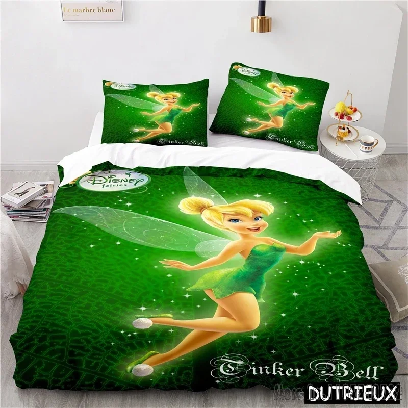

Tinker Bell Fairies 3D Print Duvet Cover Set HD Comforter Cover for Kids Bedding Sets Bedclothes Bedroom Decor