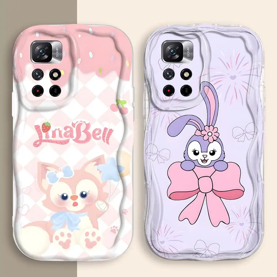 Custodia per Xiaomi Poco X5 X3 Pro X3 NFC Custodia morbida per telefono trasparente Disney Cute StellaLou
