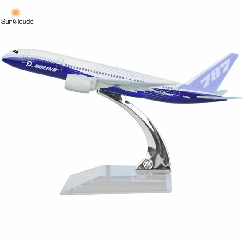 

Boeing 787 Plane Model Alloy Metal Model Airplane Die-cast 1:400