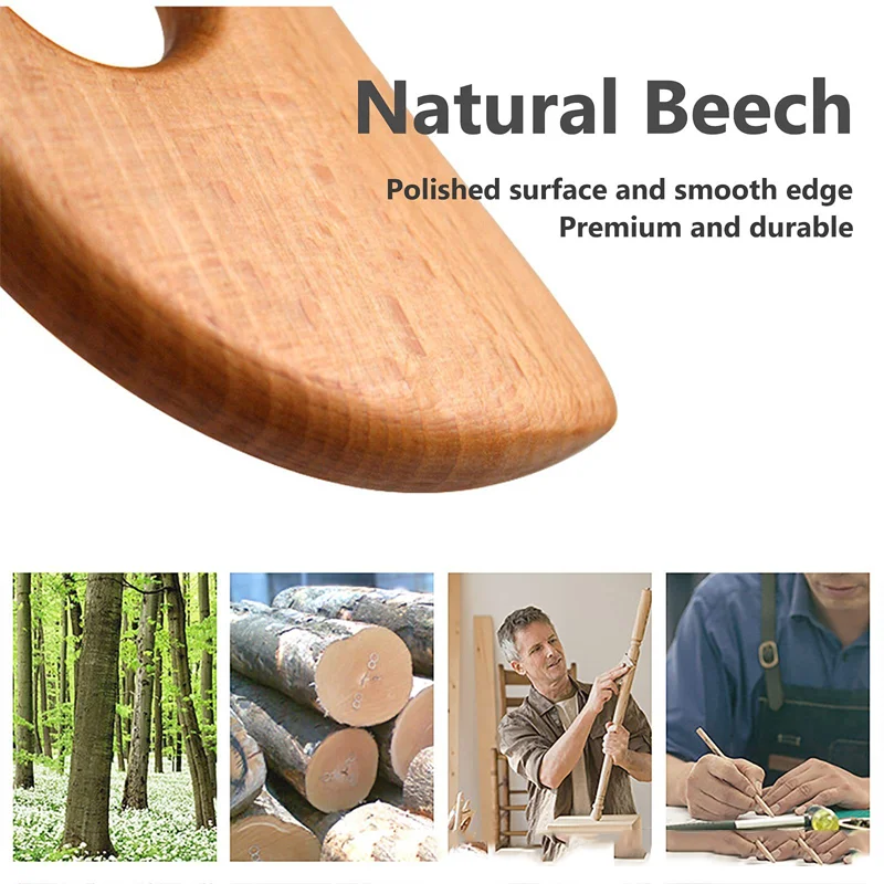 Carbonized wood gua sha Tools Anti Cellulite Massage Tool Wood Lymphatic Drainage Paddle Gua Sha Massage Tissue Gua Sha Board