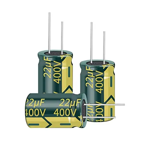 

10PCS 400V 22UF Capacitor 13x20MM(0.51x0.79in) High Frequency Aluminum Electrolytic Capacitors for TV, LCD Monitor, Game