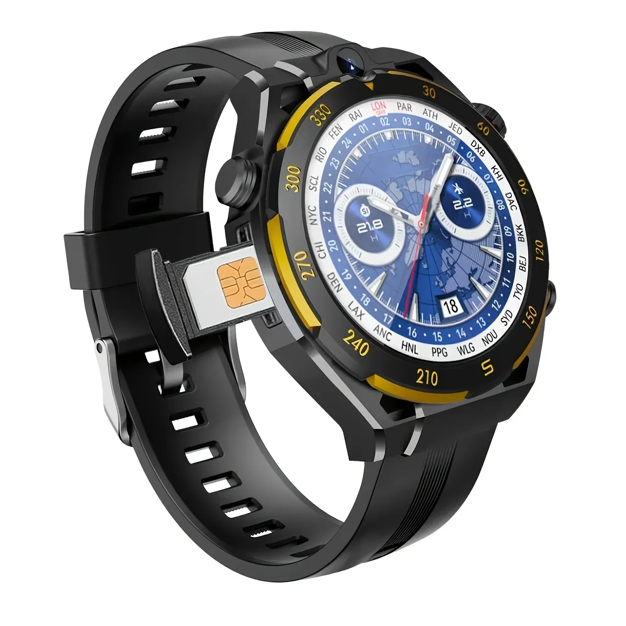 2026 Neue Smartwatch, Kabelloses Telefonieren, KI-Sprachsteuerung, 40+ Sportmodi, Outdoor-Fitness, Lange Akkulaufzeit, Musik- & Nachrichtenbenachrichtigungen, Unisex-Geschenk