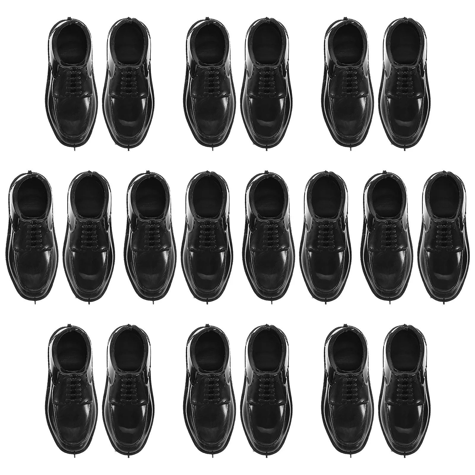 

10 Pairs Dollhouse Ornaments Decor Toddler Shoes Miniature Dollshoes Kids Dress up Clothes