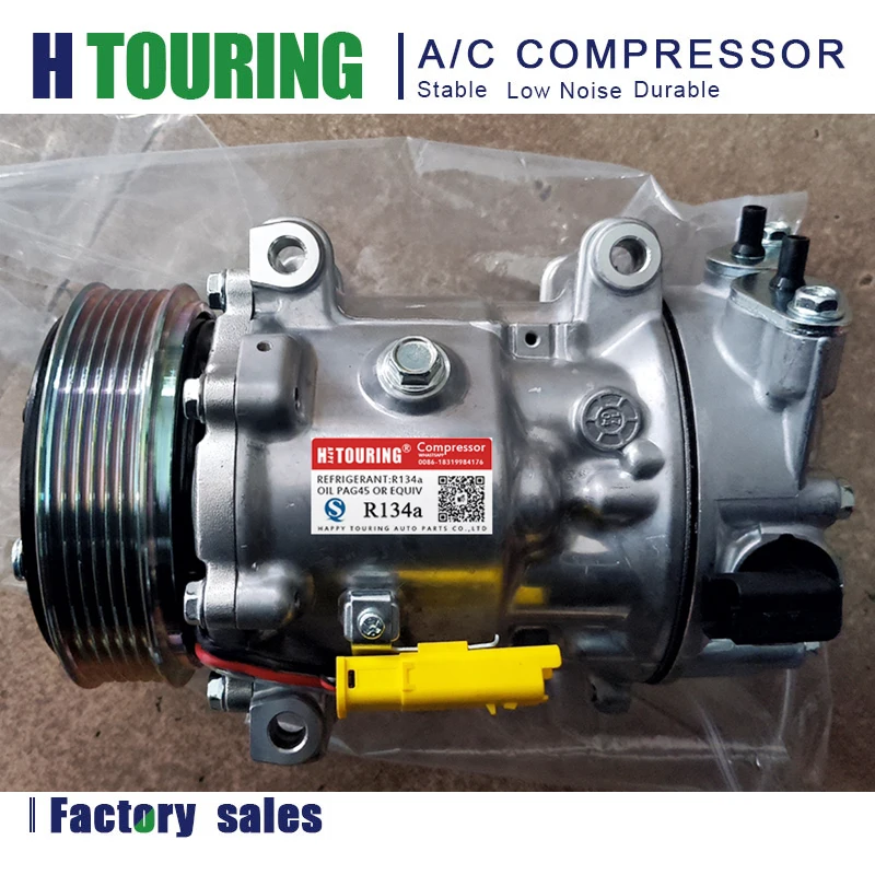 

7c16 AC Compressor for Peugeot 208 307 408 9684432480