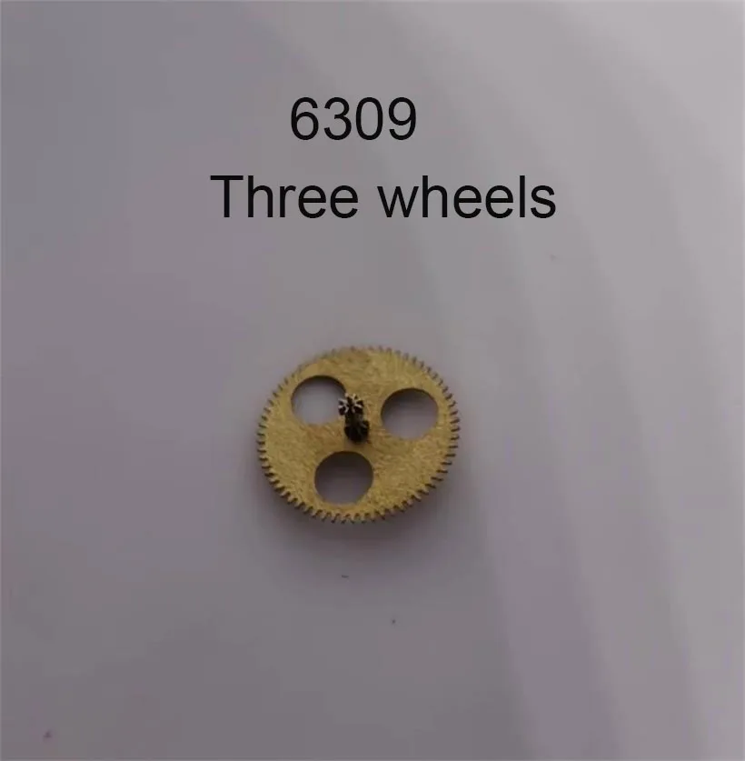 Watch Movement Accessories Suitable For Japanese Seiko 6309 Mechanical Movement Three Wheel 6309 Movement Clock  Parts
