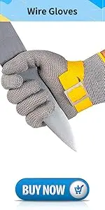9-level Protective Safety Gloves Stainless Steel Wire Metal Mesh Cutting Resistant Slaughter Meat Cutting Oyster Skin Gloves