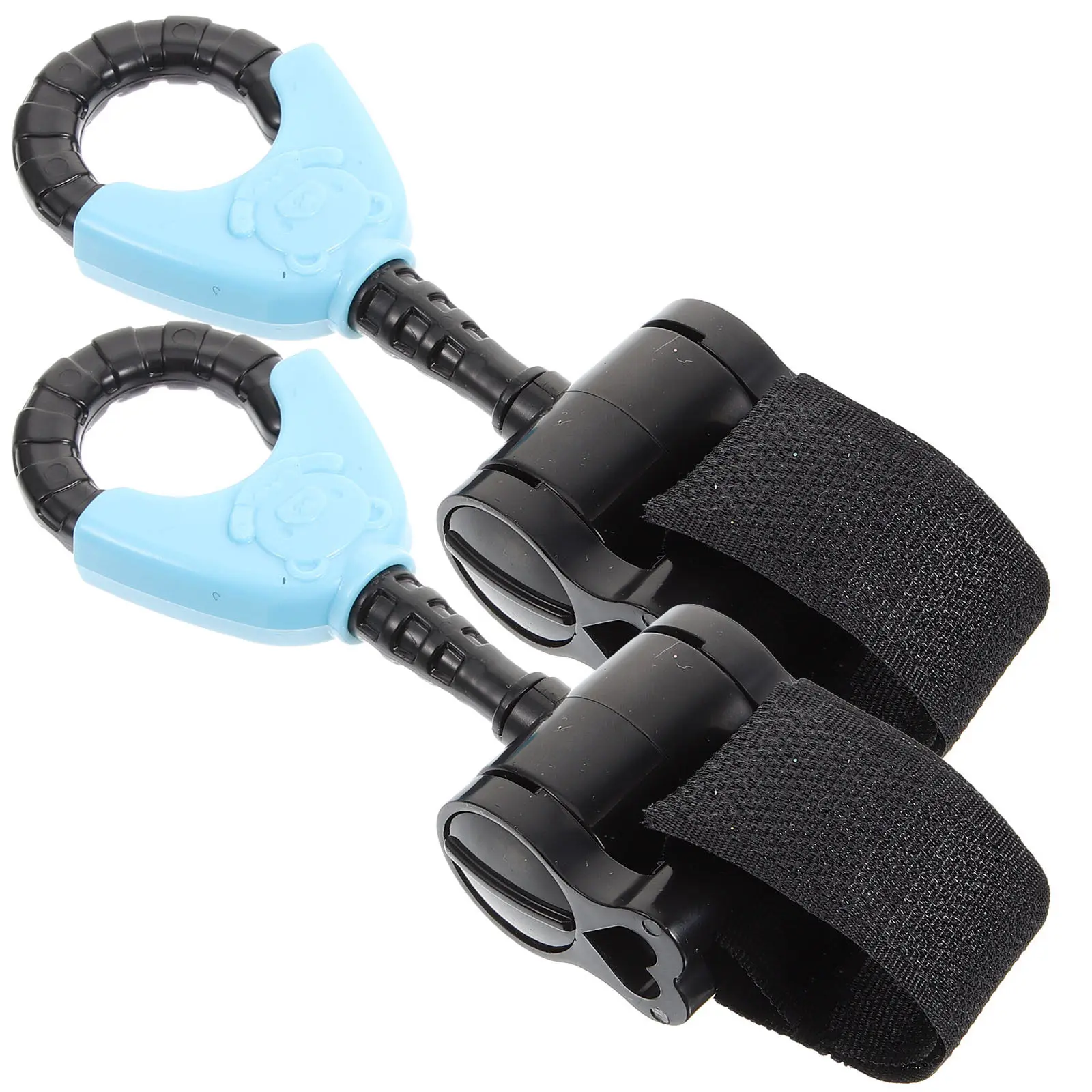 

2Pcs Universal Baby Stroller Hooks Rotating Design Hanging Bag Diaper Shopping Bag Holder Stroller Accessories