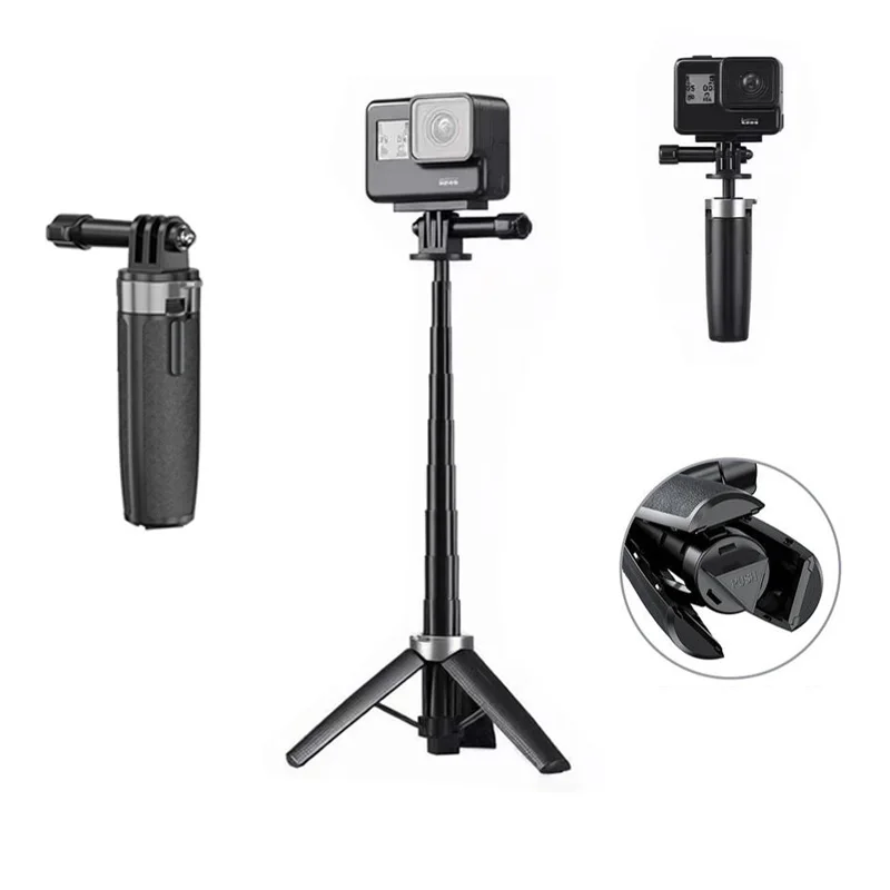 

Compatible with DJI Pocket 3 Mini Tripod, DJI Action 5/4 Sports Camera Selfie Stick Handheld Stand