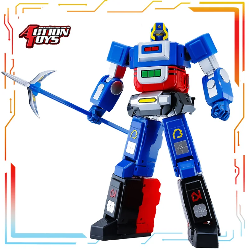Action Toys Metal Mecha Finished Product Is Movable and Deformable Light Speed Electric God Albergas Toys Festival Gift for Boys
