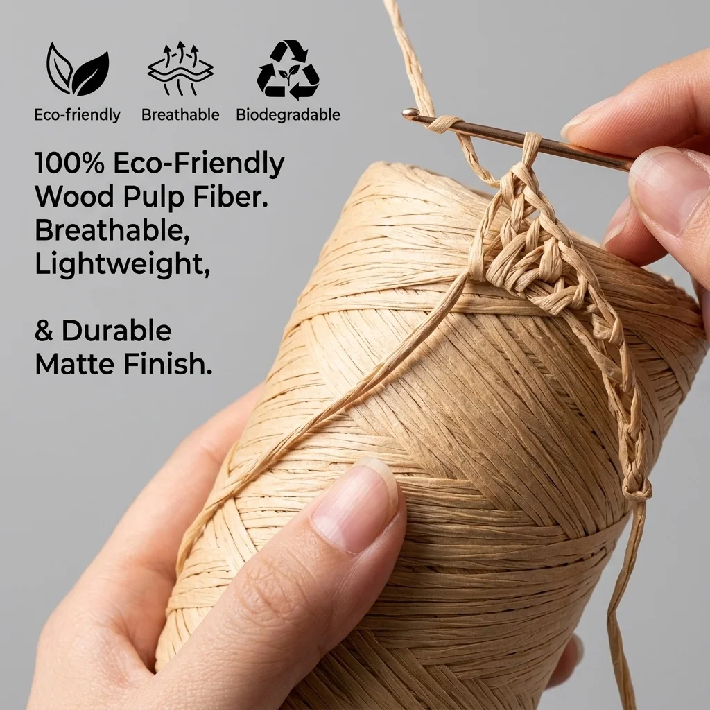 31 Farben 150m Raffia-Strohgarn für Handhäkeln DIY Strickgarn zur Herstellung von Sommer-Strandhüten Geflochtene Handtaschen Bastelbedarf – Detail 6