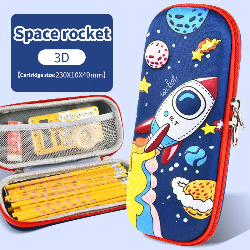 3D Stationery Box Cartoon Multifunction Pencil Case Children'S Day Gift Student School Large Capacity Pencil Case